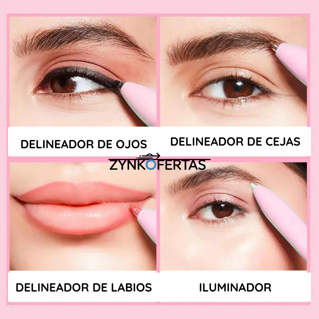 Lápiz para maquillaje 4 en 1 - Bella Exprés