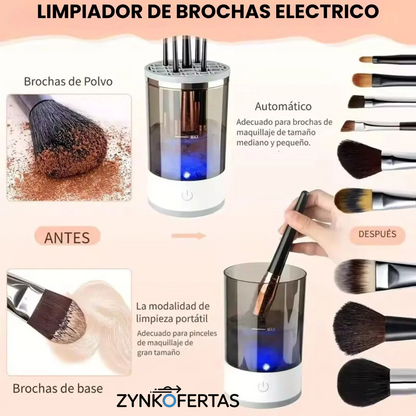 Limpiador Automático de Brochas de Maquillaje  GlowClean